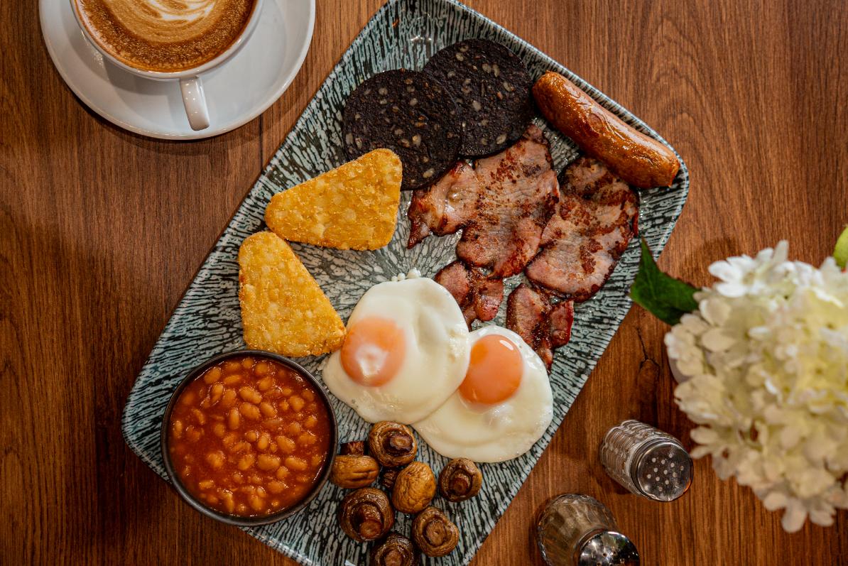 Homemade breakfast food at Jenny's Restaurant Northampton