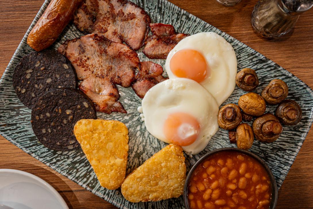 Homemade breakfast food at Jenny's Restaurant Northampton