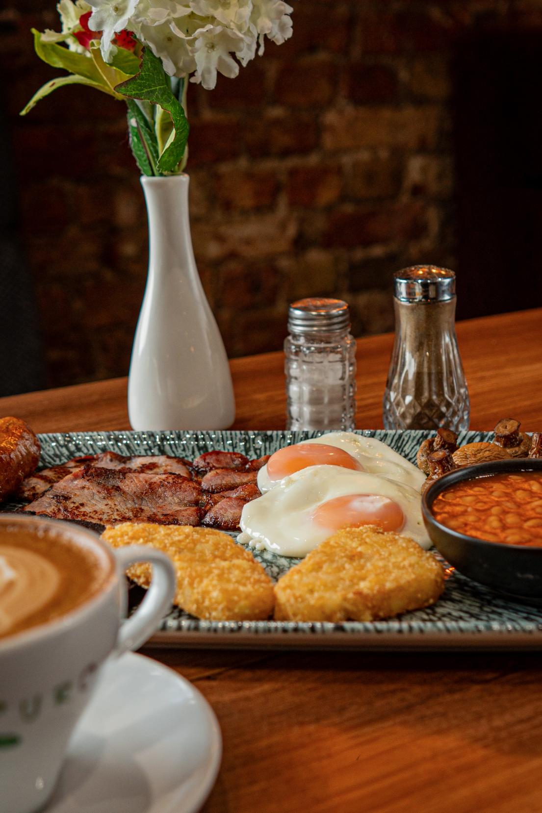 Homemade breakfast food at Jenny's Restaurant Northampton