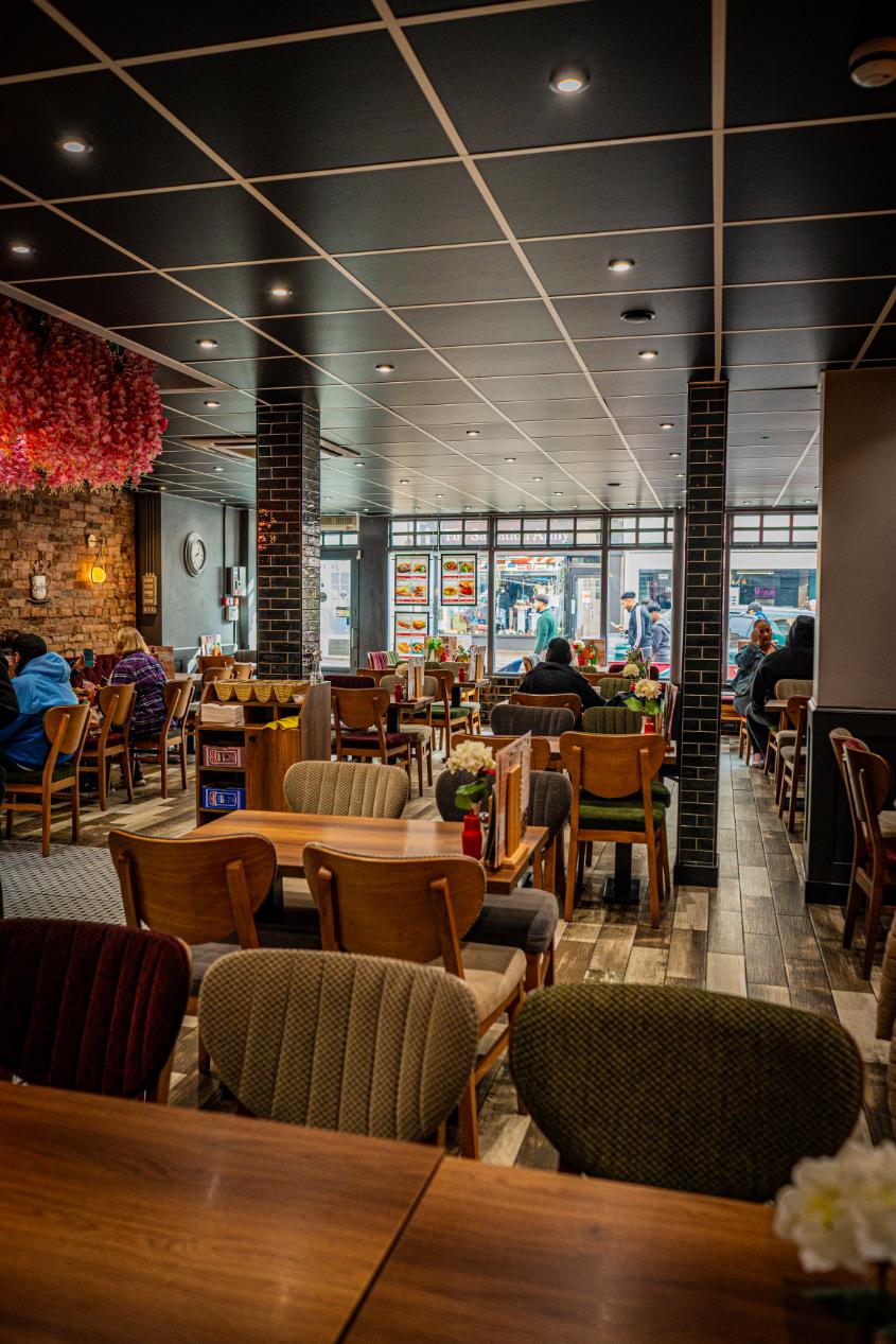 Jenny's Restaurant interior Northampton